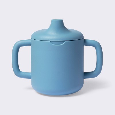  8oz Silicone Sippy Cup - Blue - Cloud Island™