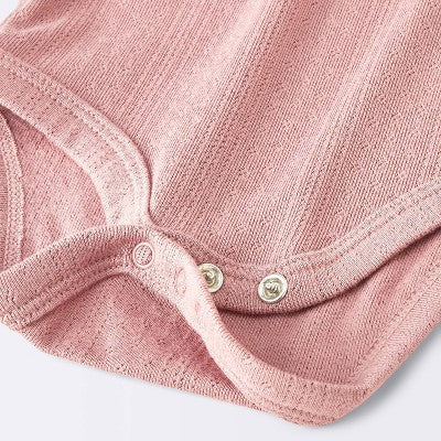  Baby Girls' 2pc Pointelle Set - Cloud Island™ Pink