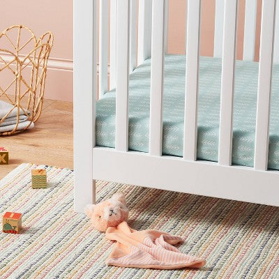  Fitted Mini Crib Sheet - Arrows/Mint - 2pk - Cloud Island™