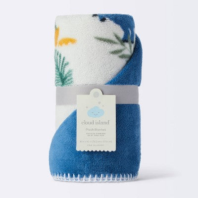  Plush Baby Blanket Dinosaurs - Cloud Island™