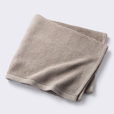  Knit Baby Blanket - Gray - Cloud Island™
