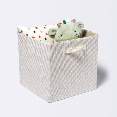  Waffle Weave 13"x13" Storage Cube - Cloud Island™