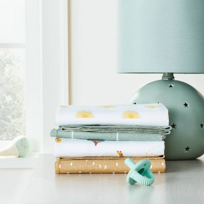  Flannel Baby Blanket - Safari Suns - Cloud Island™