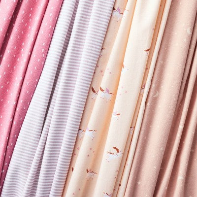  Flannel Baby Blankets - Unicorns - 4pk - Cloud Island™