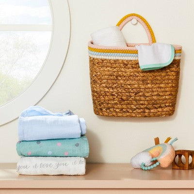  Muslin Swaddle Blanket I Love You To The Moon And Back - 3pk - Cloud Island™