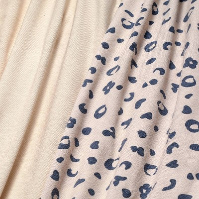  Fitted Jersey Crib Sheet - Leopard - 2pk - Cloud Island™