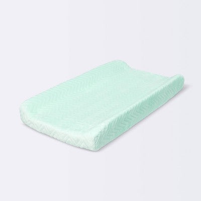  Plush Changing Pad Cover Chevron - Cloud Island™ Mint