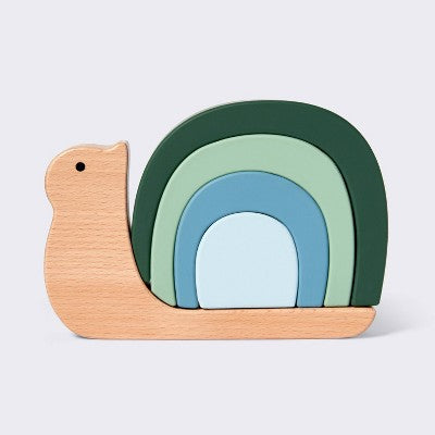  Snail Stacker Silicone Toy - Cloud Island™