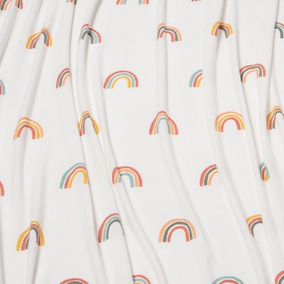 Polyester Rayon Jersey Swaddle - Cloud Island™ Rainbows