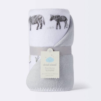  Plush Two By Two Baby Blanket - Animals - Cloud Island™