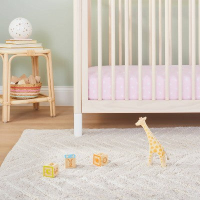  Fitted Crib Sheet Hearts - Cloud Island™ Pink