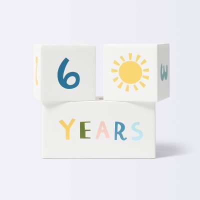  Milestone Blocks - White - Cloud Island™