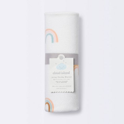  Brushed Jersey Stroller Blanket Rainbow - Cloud Island™