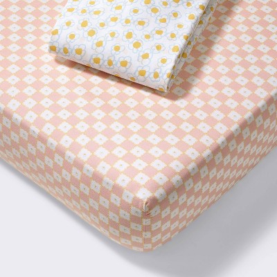  Crib Bedding Set - Painterly Floral - 4pc - Cloud Island™
