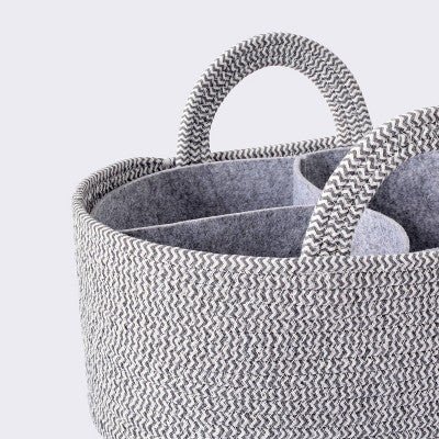 Coiled Rope Diaper Caddy With Dividers - Cloud Island™