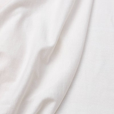  Fitted Jersey Crib Sheet - Cloud Island™ - White 2pk