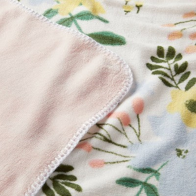  Plush Baby Blanket Floral Meadow - Cloud Island™