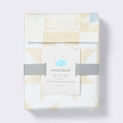  Cotton Fitted Crib Sheet - Quilt - Cloud Island™