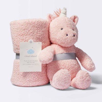  Plush Blanket With Soft Toy - Unicorn - Cloud Island™