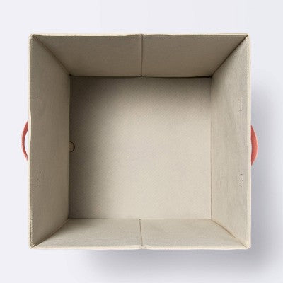  Tufted Canvas 13"x13" Storage Cube - Cloud Island™ Rainbow