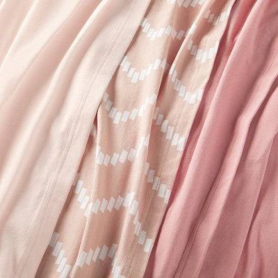  Jersey Swaddle Baby Blankets - Pink Chevron - 3pk - Cloud Island™
