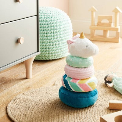  Unicorn Plush Stacking Rings - Cloud Island™