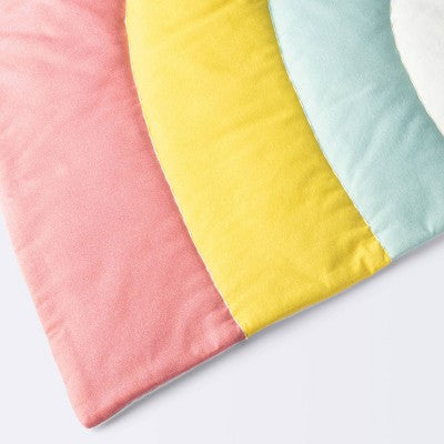  Quilted Floor Blanket And Playmat - Rainbow - Cloud Island™