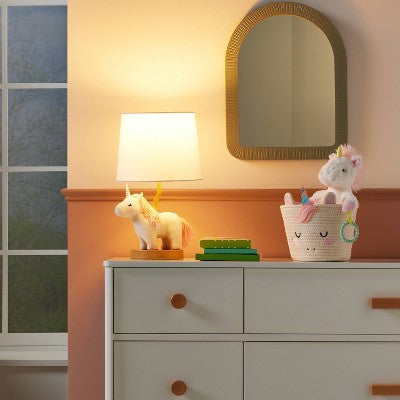  Plush Unicorn Table Lamp Includes LED Light Bulb - Cloud Island™