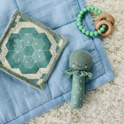  Rattle And Crinkle Paper - Turtle - 2pc - Cloud Island™