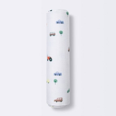  Muslin Swaddle Blanket - Cloud Island™ Trucks