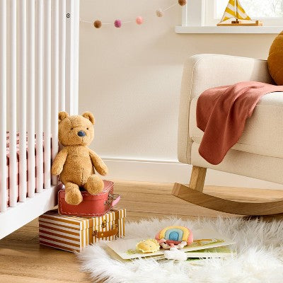  Handheld Plush Rattle Baby Toy - Rainbow - Cloud Island™