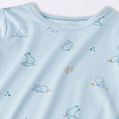  Toddler Boys' 2pc Long Sleeve Smooth Jersey Snug Fit Pajama Set - Cloud Island™