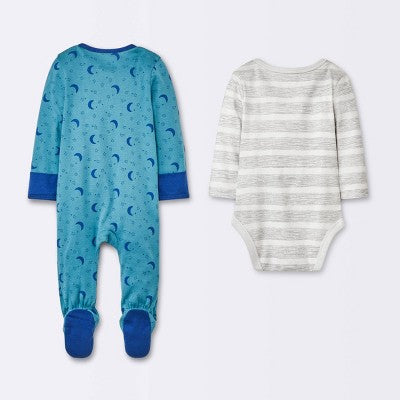  Baby Boys' 16pk Layette Gifting Bundle - Cloud Island™ Blue