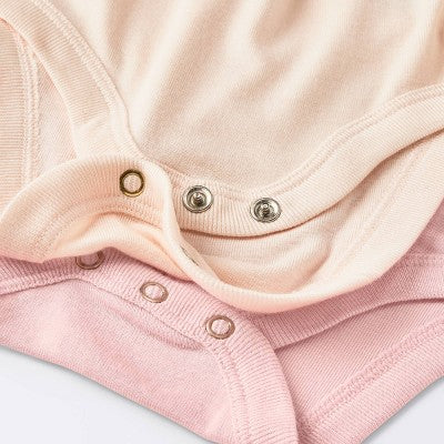  Baby Girls' 3pk Modal Bodysuit - Cloud Island™ Pink