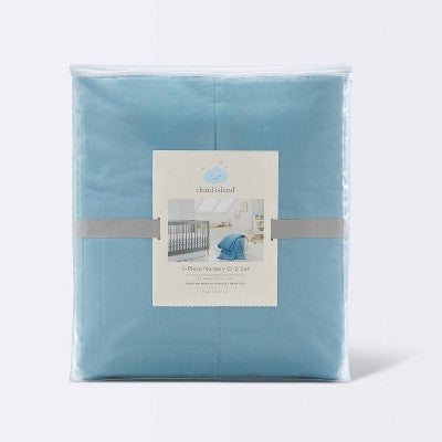  Crib Bedding Set - Blue - 4pc - Cloud Island™
