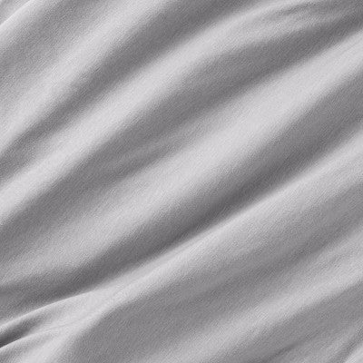  Polyester Rayon Fitted Crib Sheet - Solid Gray - Cloud Island™