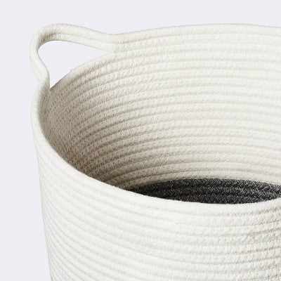  Coiled Rope Bin With Color Band - Cloud Island™