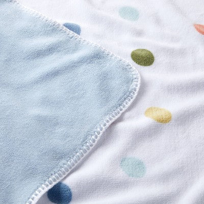  Plush Baby Blanket - Multi Dot - Cloud Island™