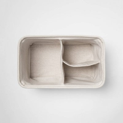  Decorative Basket - Cloud Island™ Large Quilted Bin Off White