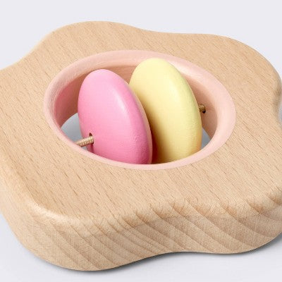  Wooden Baby Rattle - Flower - Cloud Island™