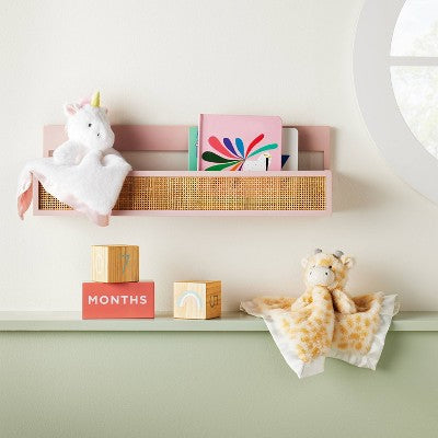  Milestone Blocks - Pink And Natural Wood - Cloud Island™