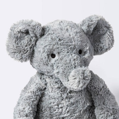  Elephant Plush Animal With Mini Plush - Gray - 2pk - Cloud Island™