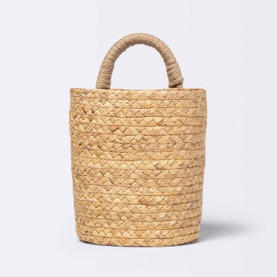  Small Hanging Woven Basket With One Handle - Cloud Island™