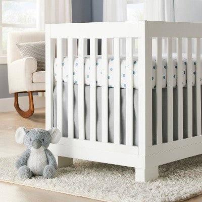  Crib Skirt - Solid Gray - Cloud Island™