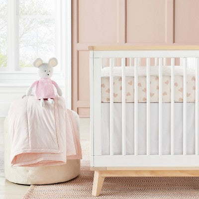 Crib Bedding Set - Pink - 4pc - Cloud Island™