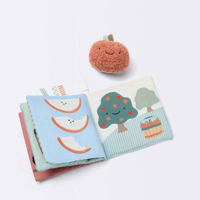  Apple Soft Book For Babies - 2pk - Cloud Island™