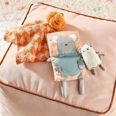  Mouse Halloween Soft Book For Babies - 2pk - Cloud Island™