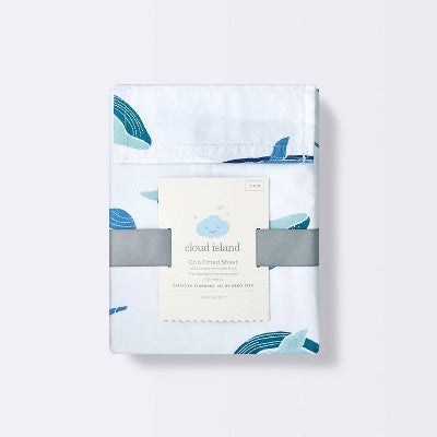  Fitted Crib Sheet Sleepy Tides - Cloud Island™