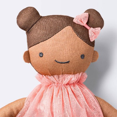  Plush Doll With Pink Dress - Cloud Island™