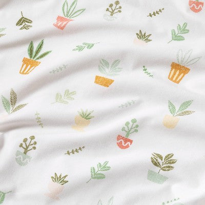  Fitted Crib Sheet Plants - Cloud Island™